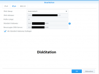 IPv6 Verbindungseinstellung DiskStation